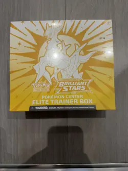 POKEMON TCG BRILLIANT STARS POKEMON CENTER ELITE TRAINER BOX *FACTORY SEALED* - Image 1