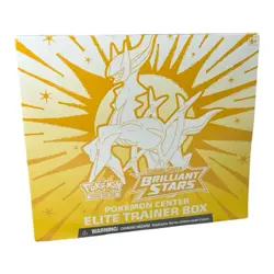 Pokemon TCG Sword Shield Brilliant Stars Pokemon Center Elite Trainer Box SEALED - Image 1