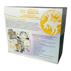Pokemon TCG Sword Shield Brilliant Stars Pokemon Center Elite Trainer Box SEALED - Image 4