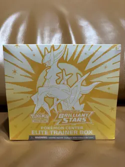 Brilliant Stars Pokemon Center ETB Pokemon TCG Sword & Shield Elite Trainer Box 820650850066 - Image 1