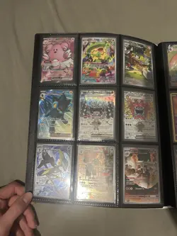 Pokemon Card Collection With Binder - 4 Cards In Hard stack - Perfect Condition - Image 2