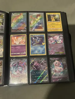Pokemon Card Collection With Binder - 4 Cards In Hard stack - Perfect Condition - Image 3