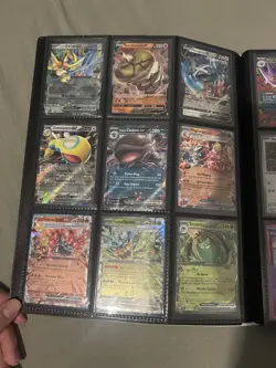 Pokemon Card Collection With Binder - 4 Cards In Hard stack - Perfect Condition - Image 4