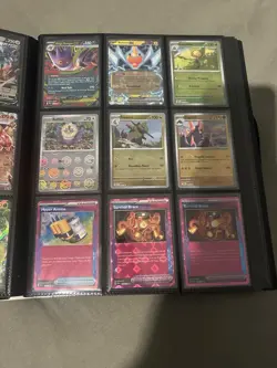 Pokemon Card Collection With Binder - 4 Cards In Hard stack - Perfect Condition - Image 5