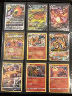 Pokemon Cards In Card Guardian Binder Collection Older to Modern ( Charizards) - Image 1