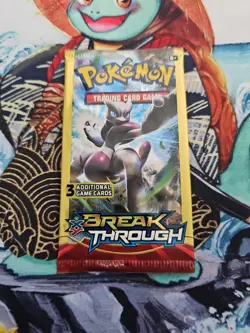 Pokemon XY BREAKthrough 3 Card Mini Booster Packs Complete Art Set Lot of 4 - Image 5
