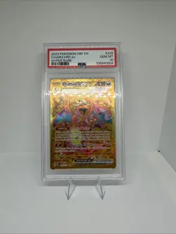 Pokemon TCG Charizard EX Hyper Rare Holo Card 228/197 Sv03: Obsidian Flames - Image 1