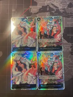 One Piece Tcg Ms. All Sunday Mr. 2 Bon Kurei Op14 Sr Cards - Image 1