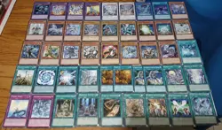 Yu-Gi-Oh Cards Blue Eyes White Dragon Deck Core Sage Chaos MAX Jet Tyrant + More - Image 1