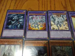 Yu-Gi-Oh Cards Blue Eyes White Dragon Deck Core Sage Chaos MAX Jet Tyrant + More - Image 2