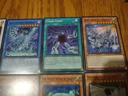 Yu-Gi-Oh Cards Blue Eyes White Dragon Deck Core Sage Chaos MAX Jet Tyrant + More - Image 4