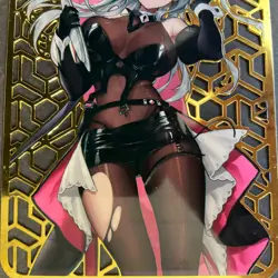 WES - Goddess Story Gold METAL Card - NO Serial Number Card - Anime Girl Nikke - Image 3