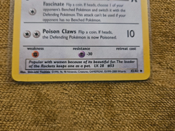 Dark Persian 42/82 1st Edition Team Rocket Uncommon Pokemon Card WOTC - Image 2