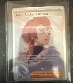 Pokemon Destined Rivals Team Rockets Ariana Special Illustration Card 237/182 - Image 1