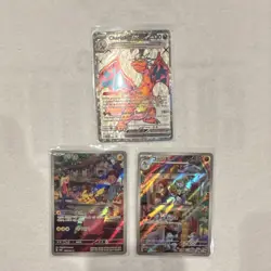 Pokemon TCG Charizard Holo Card Lot by Nintendo - 3 Standard Pokemon Cards - Image 1