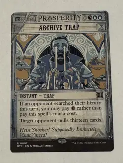 MTG Archive Trap - Outlaws of Thunder Junction: Breaking News LP - Image 1