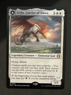 Eirdu, Carrier of Dawn Mythic Rare Regular ECL MtG Lorwyn Eclipsed NM - Image 1