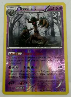 Pokemon Trevenant 55/146 XY Base Set Reverse Holo Rare NM - Image 1