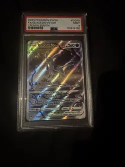 2023 Pokemon SWSH FA/Glaceon VSTAR Crown Zenith #GG40 PSA 9 - Image 1