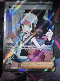 Pokemon TCG Hilda 164/086 Sv: White Flare Full Art Ultra Rare Holo Trainer - Image 2