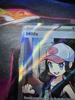 Pokemon TCG Hilda 164/086 Sv: White Flare Full Art Ultra Rare Holo Trainer - Image 4