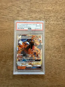 2017 Pokemon Sun & Moon Charizard GX Burning Shadows #20 PSA 10 Gem Mint - Image 1