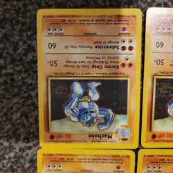 Pokemon TCG Machoke Base Set 34/102 Regular Unlimited Uncommon - Image 1