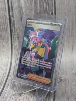 Pokemon Iono 237/091 SV: Paldean Fates Full Art Holo Special Illustration Rare - Image 2