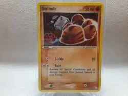 🔥2004 Pokemon EX Team Rocket Returns Non-Holo Common Swinub #79/109 - Image 1