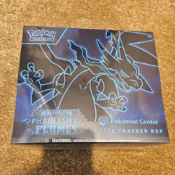 Phantasmal Flames Pokemon Center ETB Elite Trainer Box *NEW & SEALED* - Image 1