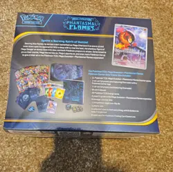 Phantasmal Flames Pokemon Center ETB Elite Trainer Box *NEW & SEALED* - Image 3