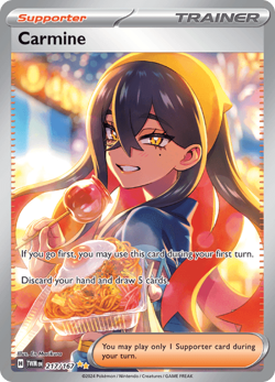 Pokemon TCG Carmine 217/167 Special Illustration Rare Twilight Masquerade NM/M - Image 1