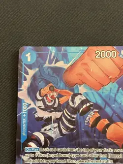 One Piece TCG - Buggy #OP02-058 Alt Art Paramount War Near Mint - Image 2