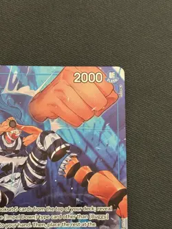 One Piece TCG - Buggy #OP02-058 Alt Art Paramount War Near Mint - Image 3
