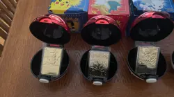 Burger King 1999 Pokemon 23k Gold Plated Trading Card Complete Set - Image 2