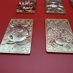 Burger King 1999 Pokemon 23k Gold Plated Trading Card Complete Set #E - Image 2