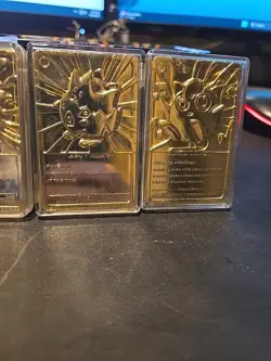 BURGER KING 1999 POKEMON 23K GOLD PLATED TRADING CARD - COMPLETE SET - Image 5