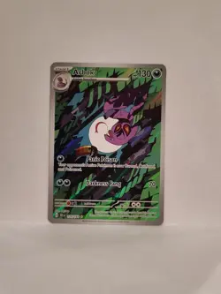 Pokemon TCG Temporal Forces Arbok Illustration Rare Holo Card 176/162 - Image 2