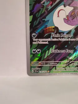Pokemon TCG Temporal Forces Arbok Illustration Rare Holo Card 176/162 - Image 5