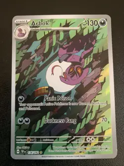 Pokemon Cards Arbok Holo TCG Card SV05: Temporal Forces 176/162 NM - Image 1