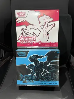 Pokemon Black Bolt and White Flare Pokemon Center ETB Sealed Elite Trainer Box - Image 1