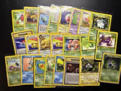 Lot Of 23 VTG 1st Ed. Pokemon Cards Rocket Fossil Jungle Neo Discovery Gym Hero - Image 1