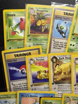 Lot Of 23 VTG 1st Ed. Pokemon Cards Rocket Fossil Jungle Neo Discovery Gym Hero - Image 2