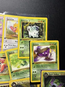 Lot Of 23 VTG 1st Ed. Pokemon Cards Rocket Fossil Jungle Neo Discovery Gym Hero - Image 4