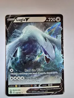 Pokemon Lugia v TCG Silver Tempest Ultra Rare Holo Card 138/195 Sword & Shield - Image 2