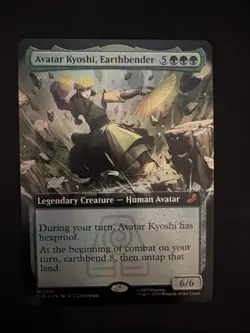 Avatar Kyoshi, Earthbender (Extended Art) Foil - Avatar: The Last Airbender MTG - Image 1