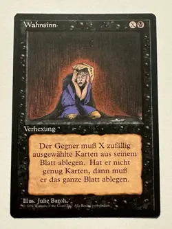 MTG Wahnsinn / Mind Twist German Limited near mint - Image 1