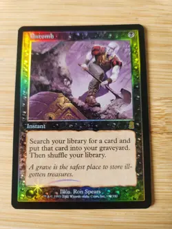 MTG "Entomb" Odyssey Foil Magic The Gathering NM MINT! - Image 1