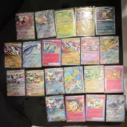 Pokemon TCG Mixed Lot 20 Holo EX Cards Scream Tail Archaludon Chikorita English - Image 1