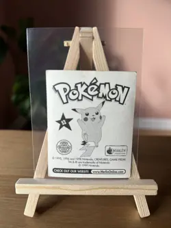 S2 Ash & Pikachu - Merlin Series 1 Holographic Sticker Pokemon 1999. - Image 2